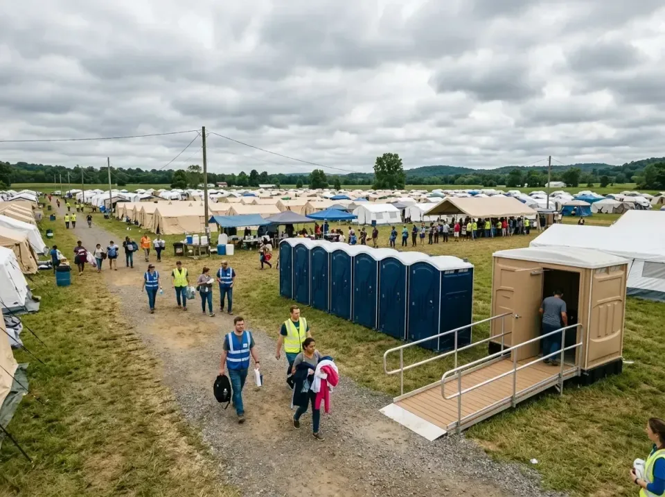 disaster-relief-camp-restrooms-010 — frequently asked questions, Dumpster & Portable Bathrooms Rental in Collinsville, IL
